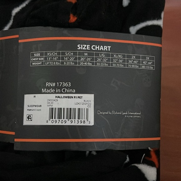 Halloween Pet Pajamas ๐ Brand New! ๐งก๐ค - Picture 3 of 3